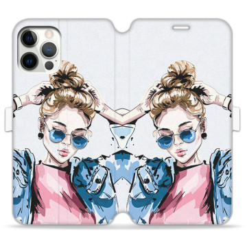 Phone case - casey Wallet Book Design - Fashion Girls - Vogue Girl