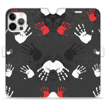 Phone case - casey Wallet Book Design - Horror - Hand prints