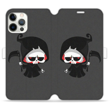 Phone case - casey Wallet Book Design - Horror - Death with a scythe