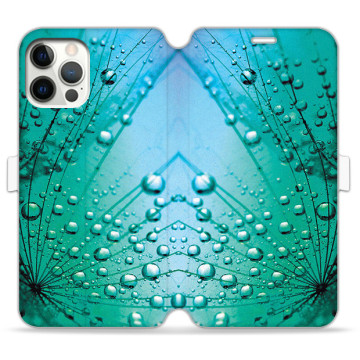 Phone case - casey Wallet Book Design - Icon Eco Style - Marine drops