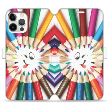 Phone case - casey Wallet Book Design - Gift for Children's Day - Colored pencils