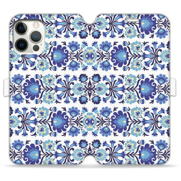 Phone case - casey Wallet Book Design - Folk - Lowicz flowers