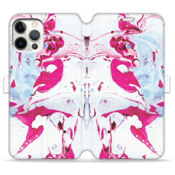 Phone case - casey Wallet Book Design - Marble Case - Pink Marble