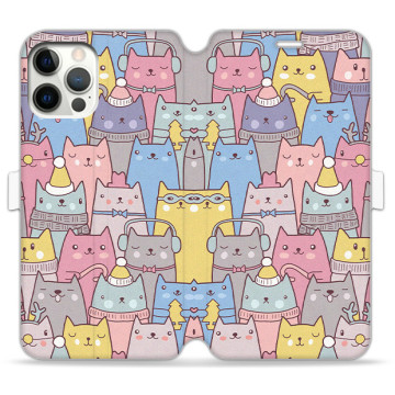 Phone case - casey Wallet Book Design - Saint Nicholas Gift - Santa Claus cats