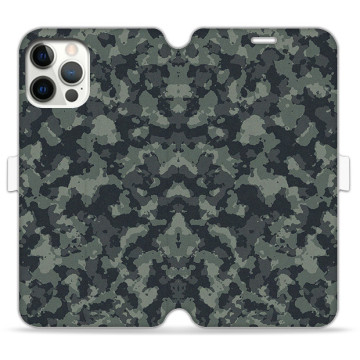 Phone case - casey Wallet Book Design - Military - Moro cadpat