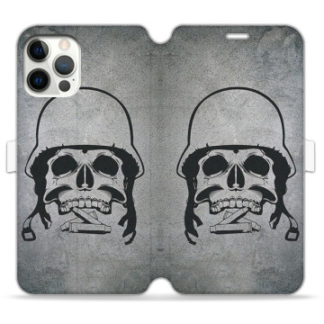 Phone case - casey Wallet Book Design - Military - Army skull