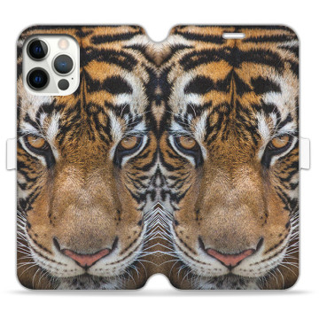 Phone case - casey Wallet Book Design - Tiger - Tiger look