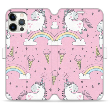 Phone case - casey Wallet Book Design - Unicorn - Pink Unicorn
