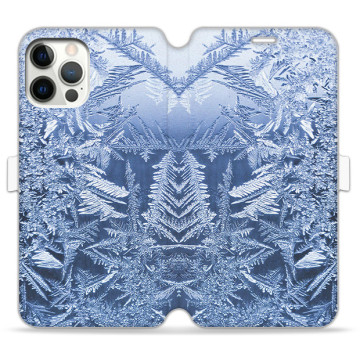 Phone case - casey Wallet Book Design - Winter - Snow Crystals