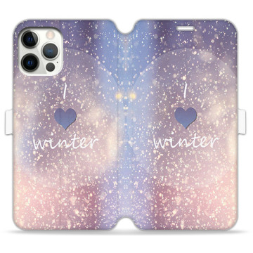 Phone case - casey Wallet Book Design - Christmas gift - I love Winter
