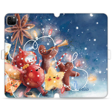 Tablet case - casey Wallet Book Design - Merry Christmas - Anna Maria Draws Christmas orchestra