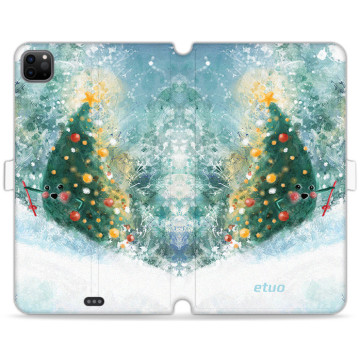 Tablet case - casey Wallet Book Design - Merry Christmas - Anna Maria Draws Christmas tree