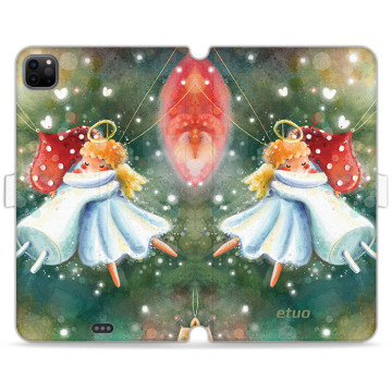 Tablet case - casey Wallet Book Design - Merry Christmas - Anna Maria Draws Christmas baubles