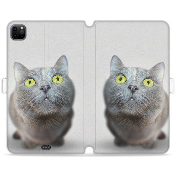 Tablet case - casey Wallet Book Design - Funny Animals - Funny cat