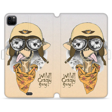 Tablet case - casey Wallet Book Design - Funny Animals - Giraffe glasses