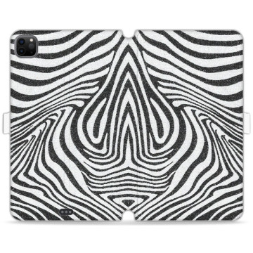 Tablet case - casey Wallet Book Design - Animal Pattern - Zebra theme