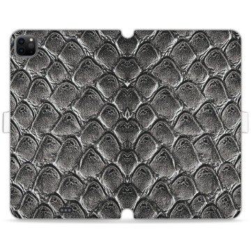 Tablet case - casey Wallet Book Design - Animal Pattern - Crocodile effect