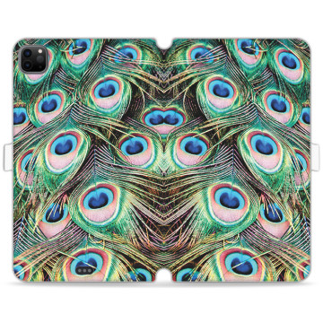 Tablet case - casey Wallet Book Design - Animal Pattern - Peacock eye