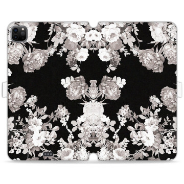 Tablet case - casey Wallet Book Design - Autumn - Roses in negative