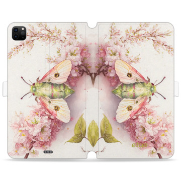 Tablet case - casey Wallet Book Design - Bloom & Buzz - Flower moth