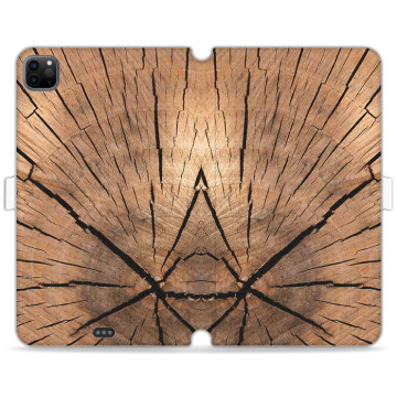 Tablet case - casey Wallet Book Design - Wood - Wood grain