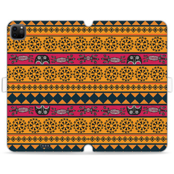 Tablet case - casey Wallet Book Design - Folk & Dreamcatcher - Aztec folk