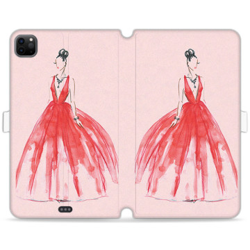 Tablet case - casey Wallet Book Design - Fashion - Red dress