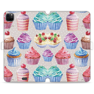 Tablet case - casey Wallet Book Design - Food Porn - Colorful cupcakes