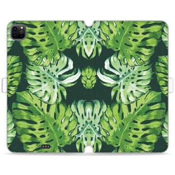 Tablet case - casey Wallet Book Design - Fruits and Tropical - Leaf Creatures
