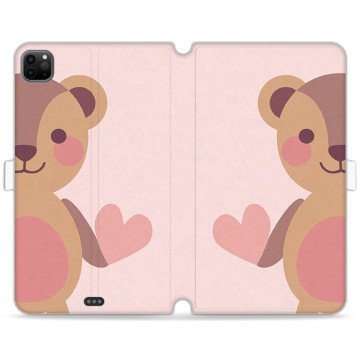 Tablet case - casey Wallet Book Design - Forever Young - Cute bear