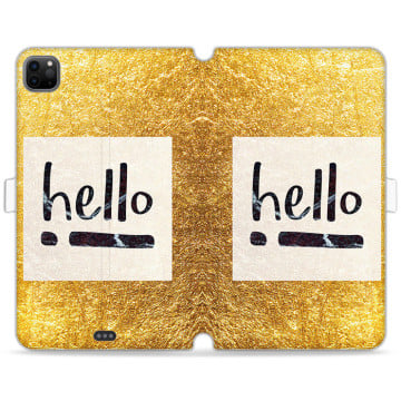 Tablet case - casey Wallet Book Design - Chic Design - Hello Gold