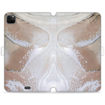 Tablet case - casey Wallet Book Design - Gold Abstract - Sand marble