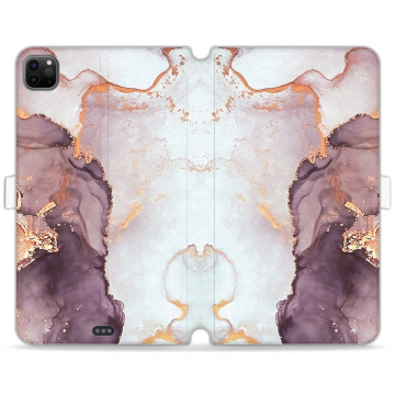 Tablet case - casey Wallet Book Design - Gold Abstract - Blueberry glow with gold