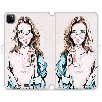 Tablet case - casey Wallet Book Design - Fashion Girls - Hipster Girl