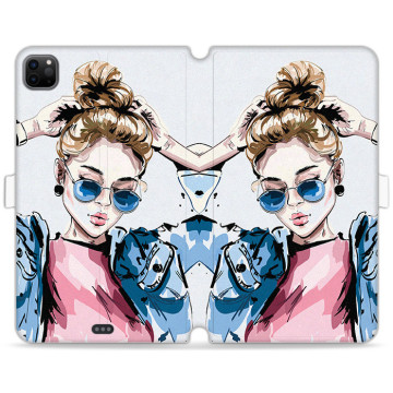 Tablet case - casey Wallet Book Design - Fashion Girls - Vogue Girl
