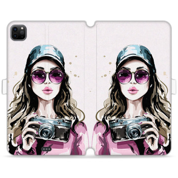 Tablet case - casey Wallet Book Design - Fashion Girls - Photo geek