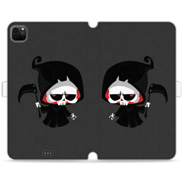 Tablet case - casey Wallet Book Design - Horror - Death with a scythe