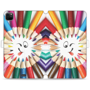 Tablet case - casey Wallet Book Design - Gift for Children's Day - Colored pencils