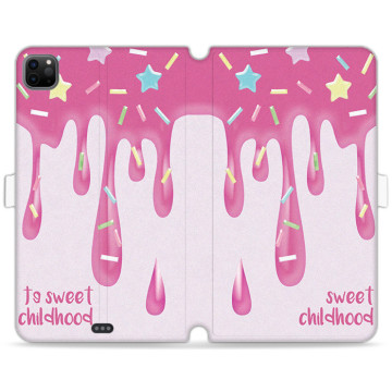 Tablet case - casey Wallet Book Design - Gift for Children's Day - Pink icing