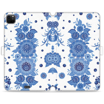 Tablet case - casey Wallet Book Design - Folk - People's flowers