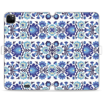 Tablet case - casey Wallet Book Design - Folk - Lowicz flowers