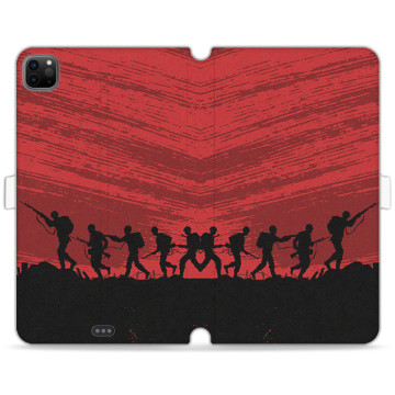 Tablet case - casey Wallet Book Design - Military - War