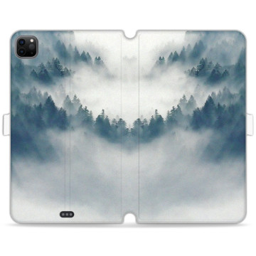 Tablet case - casey Wallet Book Design - Natural - Mountain fog
