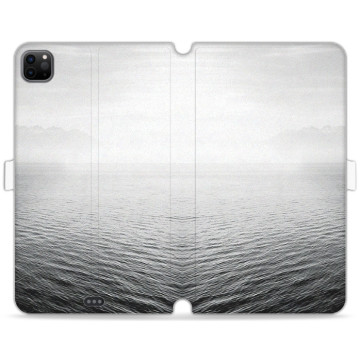 Tablet case - casey Wallet Book Design - Natural - Pacific Ocean