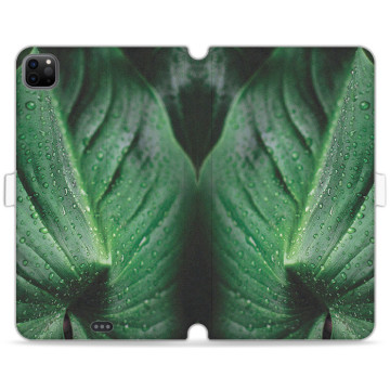 Tablet case - casey Wallet Book Design - Natural - A drop of dew