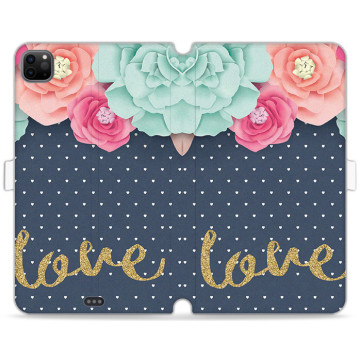 Tablet case - casey Wallet Book Design - Spring Case - Love spring