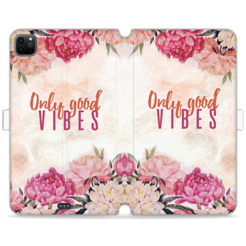 Tablet case - casey Wallet Book Design - Summer Vibes - Only Good Vibes