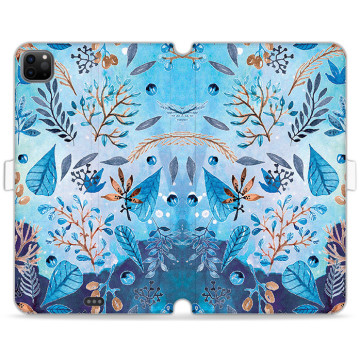 Tablet case - casey Wallet Book Design - Summer Vibes - Blue Summer