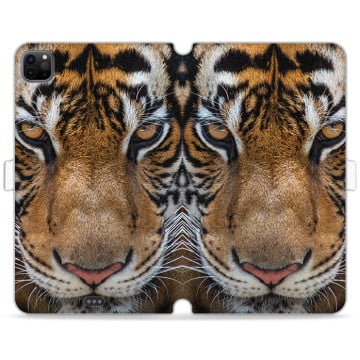 Tablet case - casey Wallet Book Design - Tiger - Tiger look