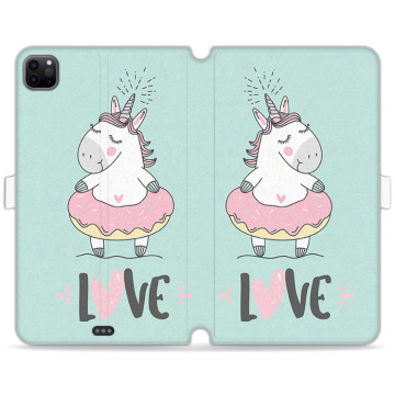 Tablet case - casey Wallet Book Design - Unicorn - Unicorn Love